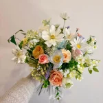 Pastel Wildflower Bridal Bouquet / Boho Wedding Bouquet / Spring Garden Wedding Flowers / Bridesmaid Bouquet / Rustic Wedding Decor