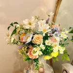 Pastel Wildflower Bridal Bouquet / Boho Wedding Bouquet / Spring Garden Wedding Flowers / Bridesmaid Bouquet / Rustic Wedding Decor
