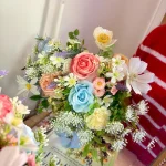 Pastel Wildflower Bridal Bouquet / Boho Wedding Bouquet / Spring Garden Wedding Flowers / Bridesmaid Bouquet / Rustic Wedding Decor