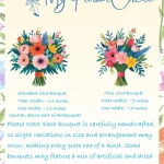 Sunflower Coral Bridal Bouquet, Rustic Summer Wedding Flowers, Boho Wildflower Hand-Tied Floral